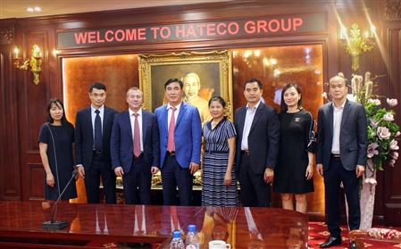 Ngân hàng Hợp tác Kinh tế Quốc tế IBEC thăm và làm việc tại Hateco Logistics